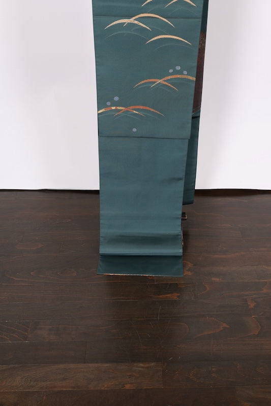 Japanese used sash belt (hukuro-obi) 100% silk  /B1007