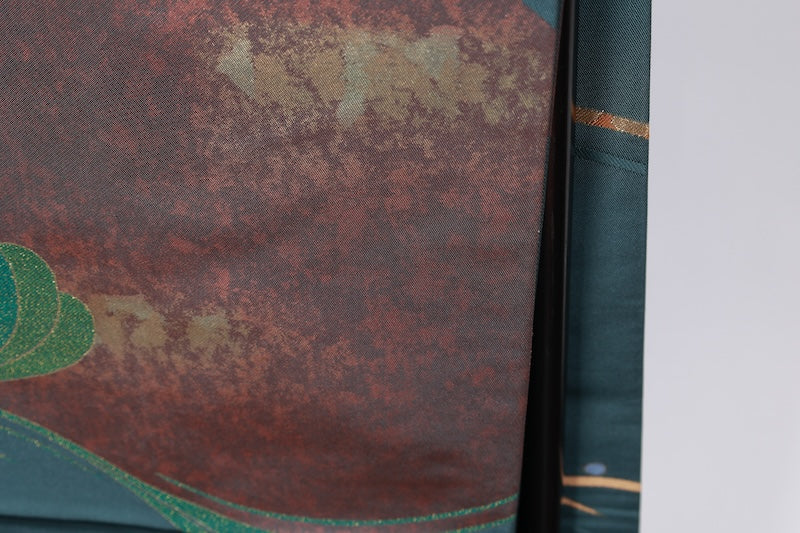 Japanese used sash belt (hukuro-obi) 100% silk  /B1007