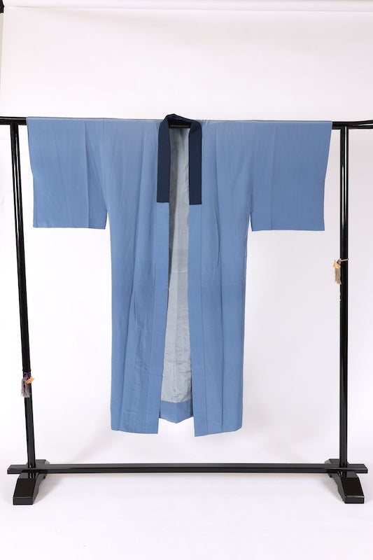 Men’s Wear under the kimono undershirt used(Nagazyuban)100% silk Size-L /K332