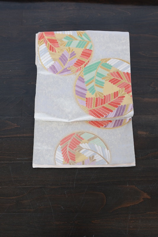 Japanese used sash belt (hukuro-obi) 100% silk  /B1005