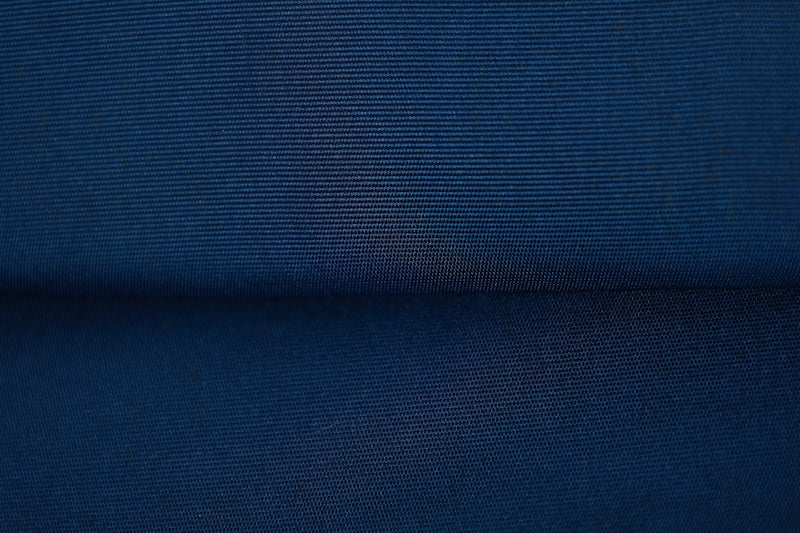 Nagoya obi (used sash), Shioze silk, blue and white, R233