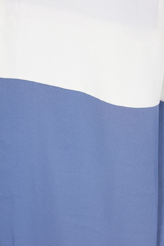 Japanese kimono used, light purple, green, gray, floral pattern, Shantou embroidery, B1471