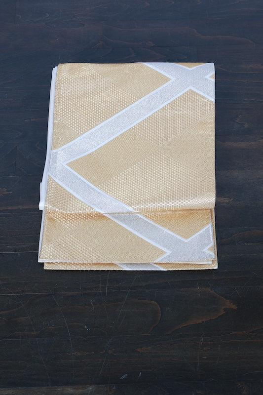Japanese used sash belt (hukuro-obi) 100% silk  /B1000
