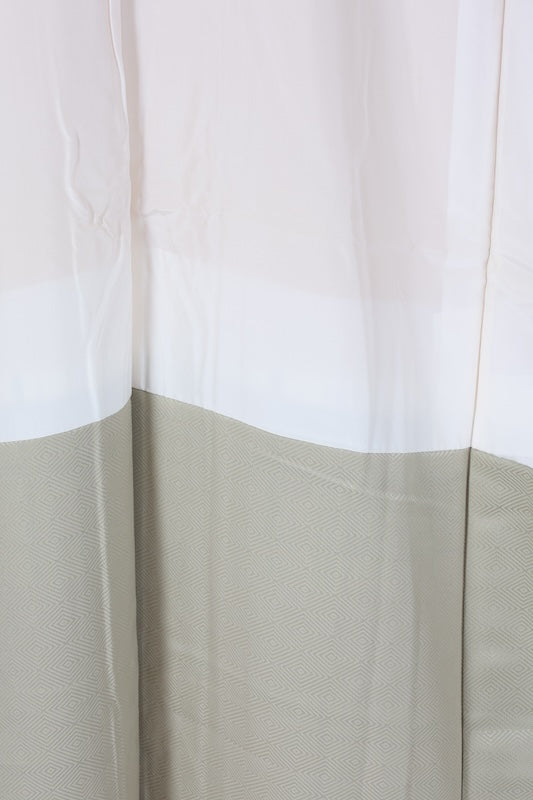 Japanese kimono used <houmongi> L-size  silk 100% /B1469