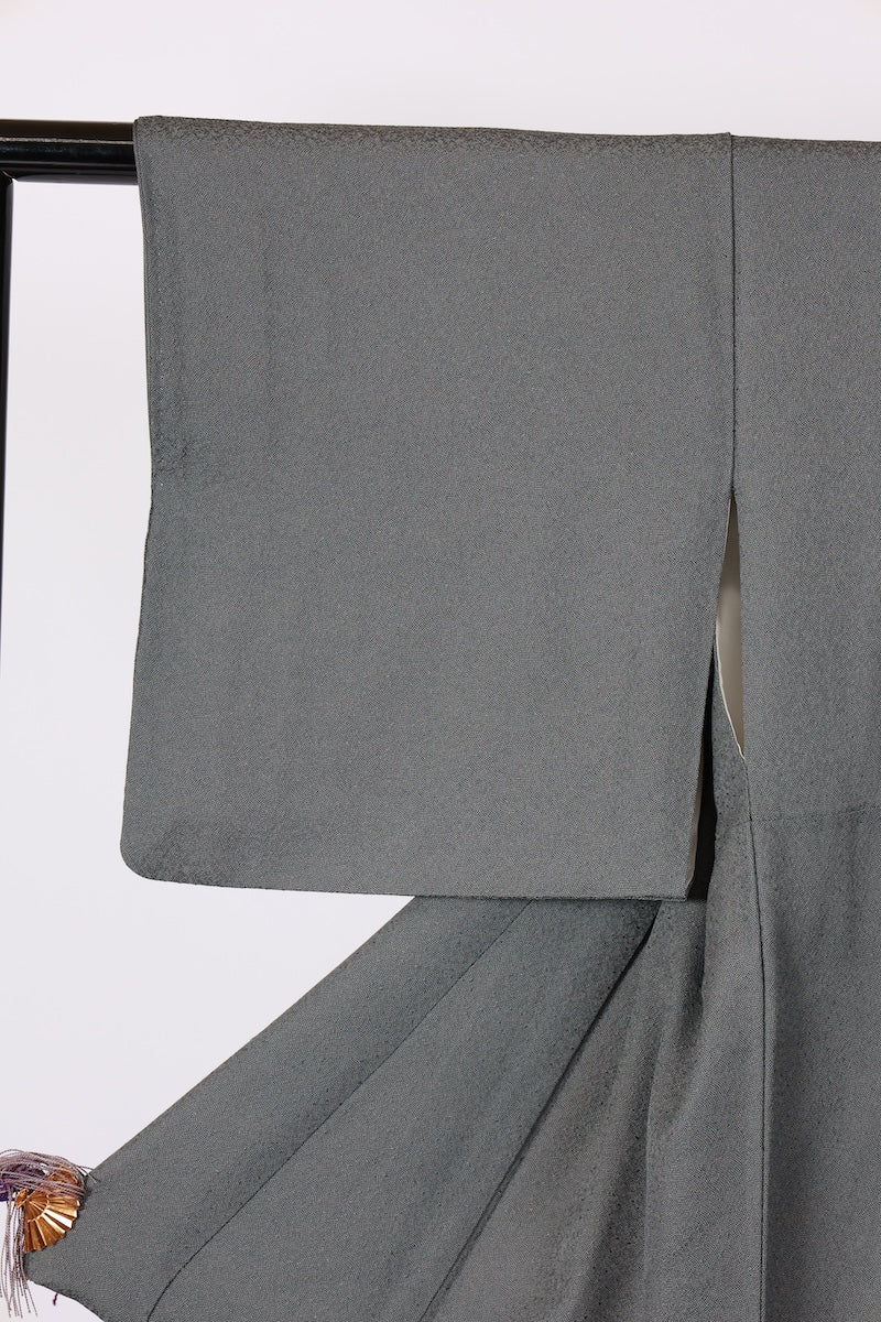 Japanese kimono used <Komon> Msize  silk 100% /T575