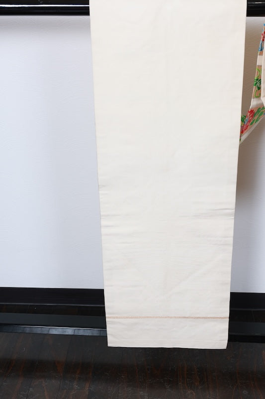Nagoya obi (used sash), Tatsumura brand, gold, purple, green, red, blue, Nishijin weave, R228
