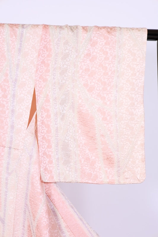 Japanese kimono Unused New <Komon> M-size  silk 100% /B759