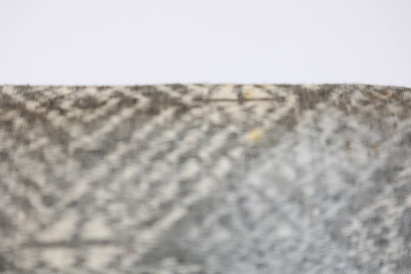 Yuki Tsumugi used silk fabric, shades of gray and light purple, ikat pattern, handwoven.B1482