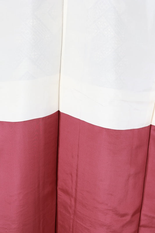 Yuki Tsumugi used silk fabric, shades of gray and light purple, ikat pattern, handwoven.B1482