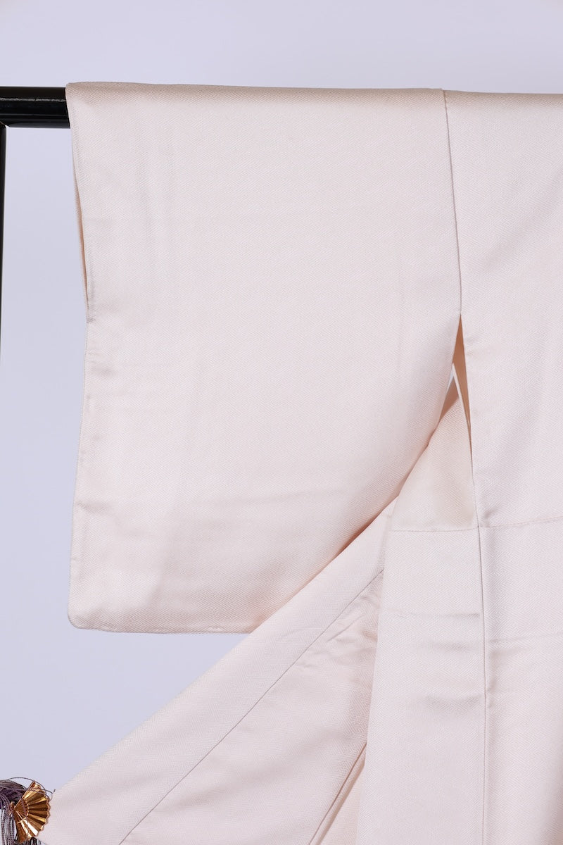 Japanese kimono used <Irotomesode> Msize  silk 100% /T520
