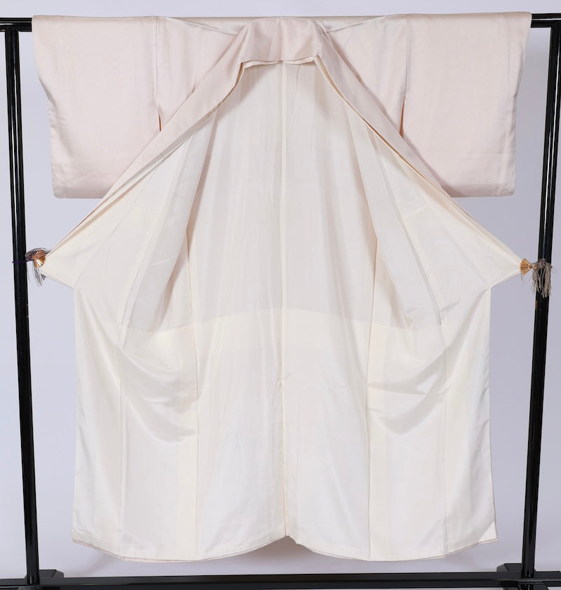 Japanese kimono used <Irotomesode> Msize  silk 100% /T520