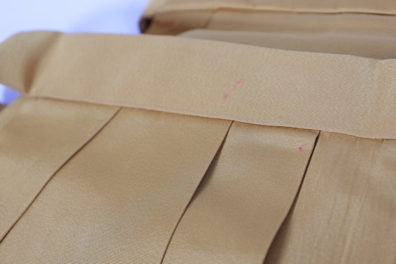 Men's Hakama used (traditional Japanese trousers), Mustard Yellow, Horse Riding Style, B1531