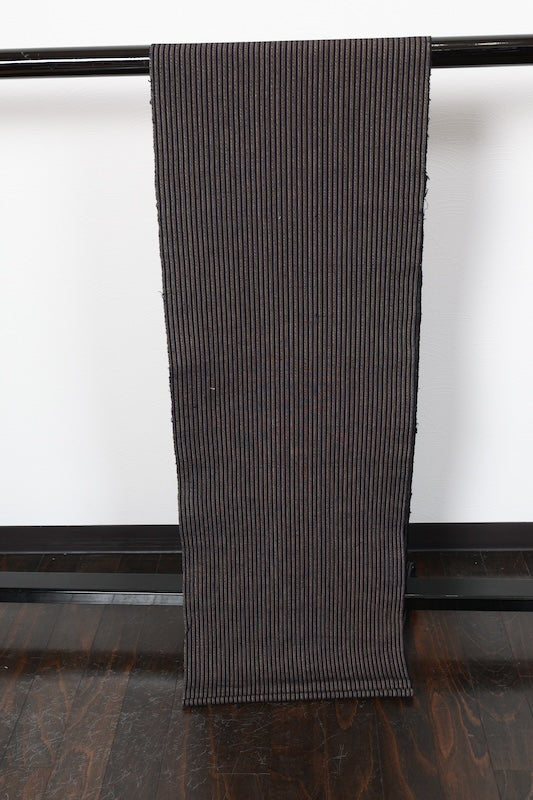 Nagoya obi fabric , brand new, black, purple, green, purple, abstract pattern, stripes, R285