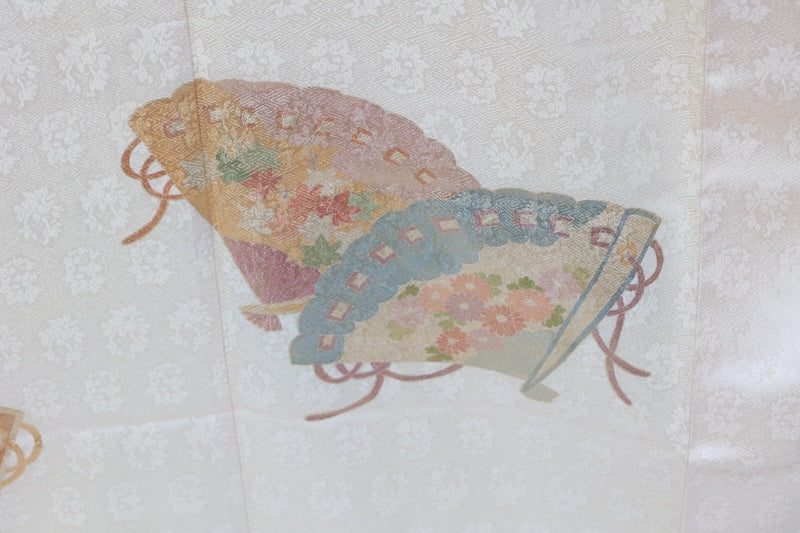 Japanese kimono used <houmongi> Msize  silk 100% /T511