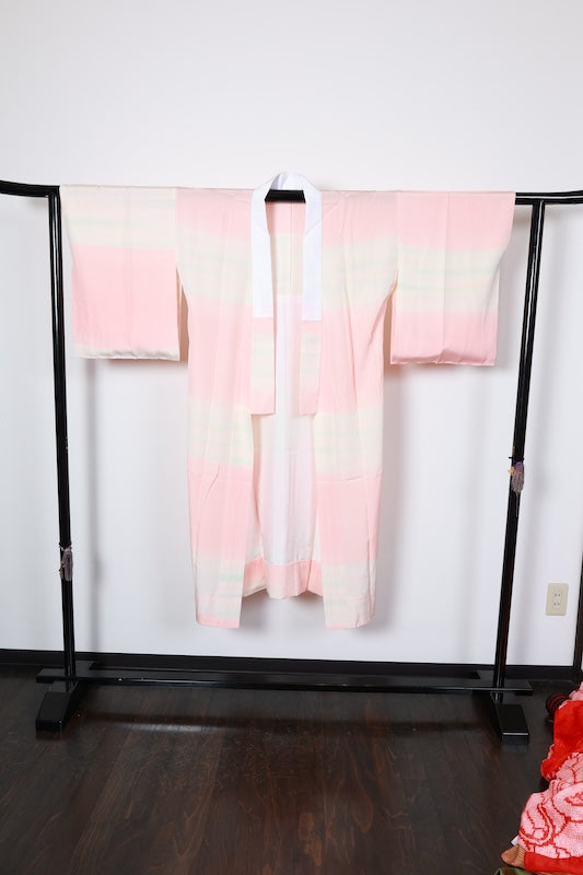 Nagajuban (undergarment for kimono), pink, gradient, R316