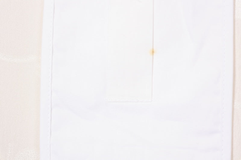 Nagajuban (undergarment for formal occasions), white, made with eight-ply twisted yarn, floral pattern throughout, R319