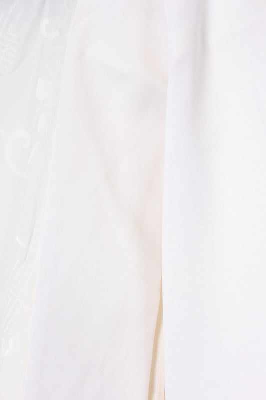 White long undergarment, Tang-style weave, pagoda and wave pattern, R320