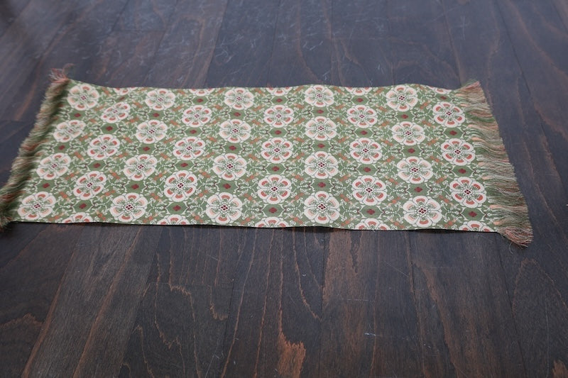 Tatsumura Art, Brand New, Table Center, Floral and Bird Plum Blossom Pattern Brocade, Brocade Weave, R337