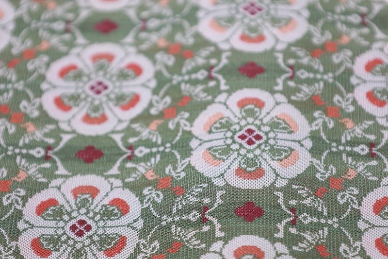 Tatsumura Art, Brand New, Table Center, Floral and Bird Plum Blossom Pattern Brocade, Brocade Weave, R337