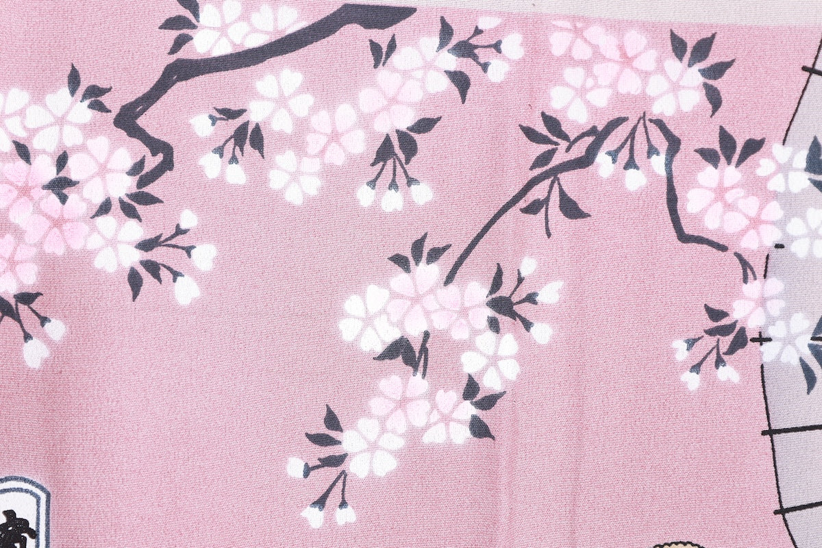 Japanese Men's kimono,haori 2piece set used  M-size  silk 100% /B1030