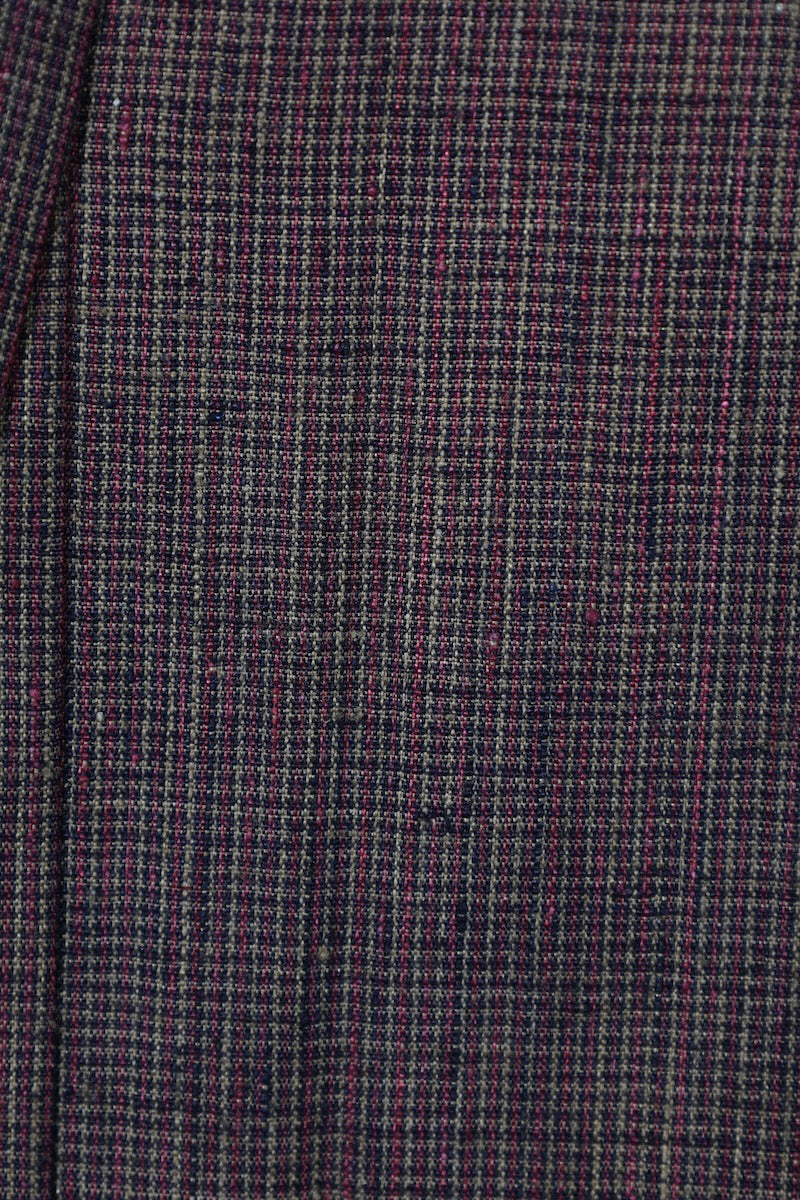 Japanese Men's kimono used  M-size  silk 100% /B1031