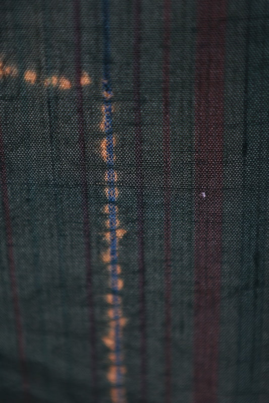 Japanese kimono used <Tsumugi> Msize  silk 100% /T597