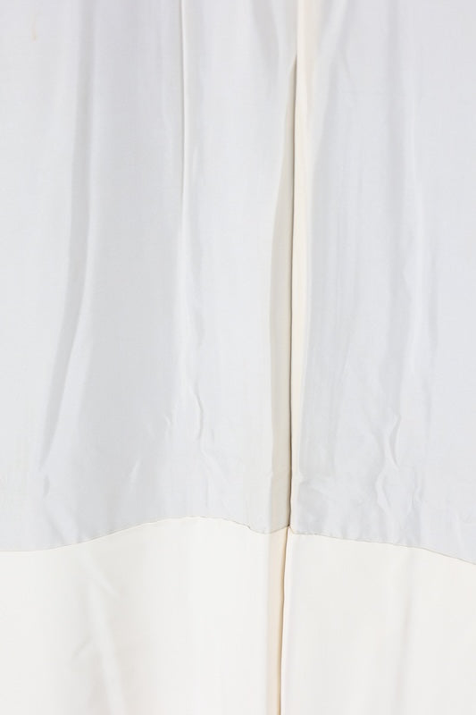 Black formal kimono used(Kurotomesode) - Green, coral, blue, gold - Flower and bird design - Hand-painted - Kyo-Kaga Yuzen (Kyoto style) - J4