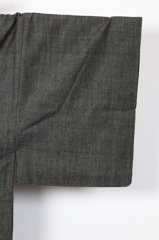 Japanese Men's kimono used  L-size  silk 100% /B1024