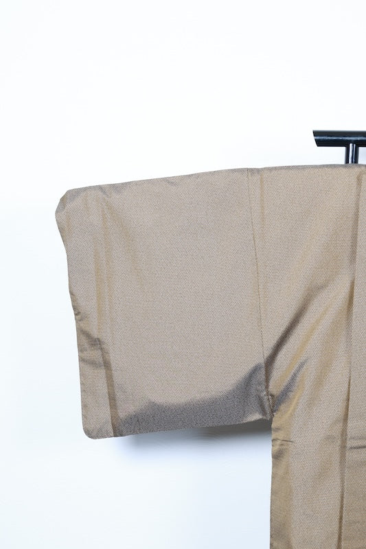 Japanese Men's kimono,haori 2piece set used  M-size  silk 100% /B1023