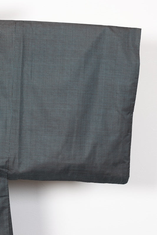 Japanese Men's kimono,haori 2piece set used  L-size  silk 100% /B1022