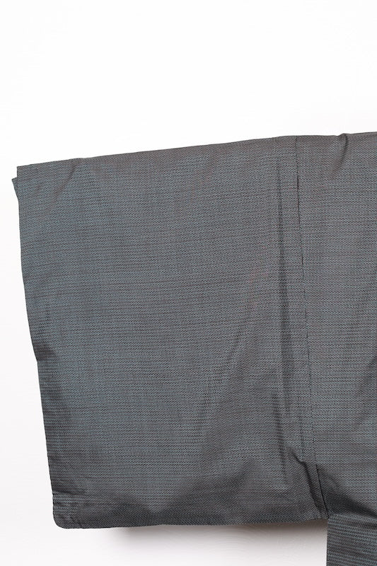 Japanese Men's kimono,haori 2piece set used  L-size  silk 100% /B1022