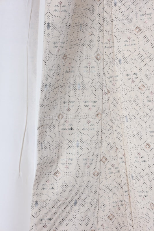 Japanese kimono used <Tsumugi> Msize  silk 100% /T591