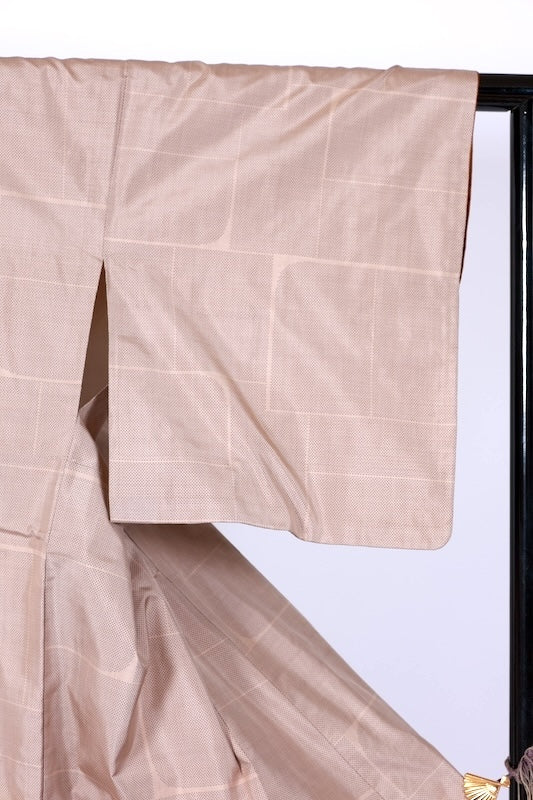 Japanese kimono used <houmongi> Msize  silk 100% /