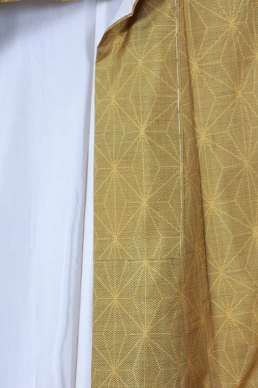 Japanese kimono used <Tsumugi> Msize  silk 100% /T586