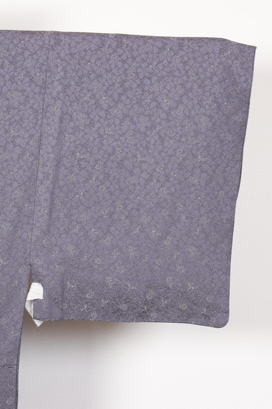 Japanese Men's kimono used  L-size  silk 100% /B770