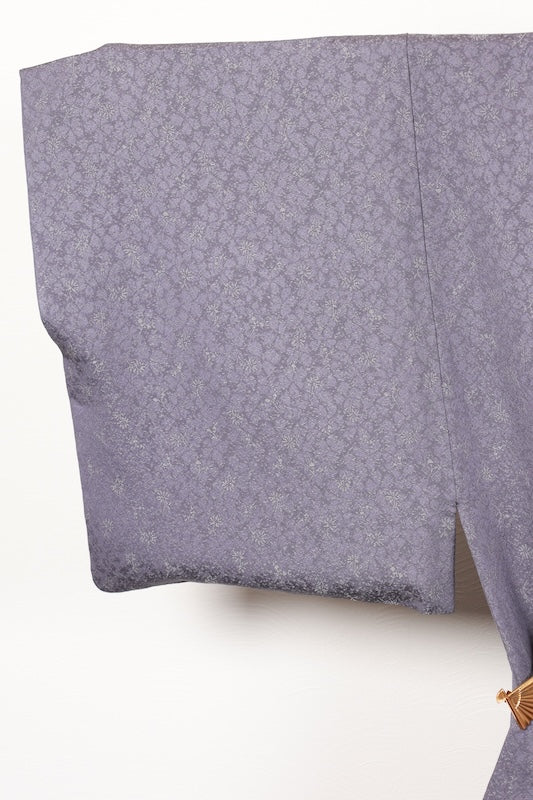 Japanese Men's kimono used  L-size  silk 100% /B770