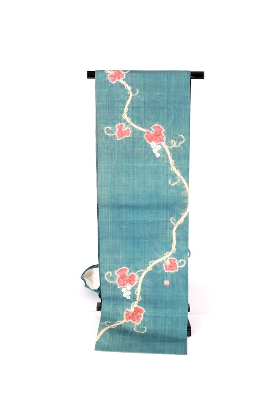 Japanese used sash belt (Nagoya-obi) 100% silk  /T552