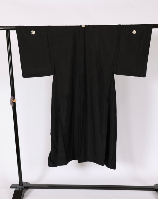 Japanese Men's kimono used  Msize  silk 100% /T689