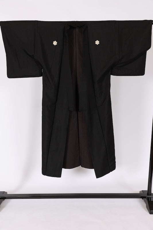 Japanese Men's kimono used  Msize  silk 100% /T689