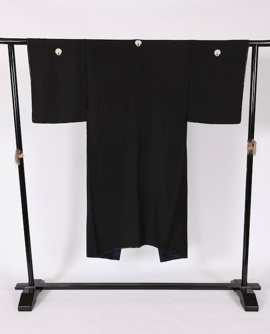 Japanese Men's kimono Unused  Msize  silk 100% /T690