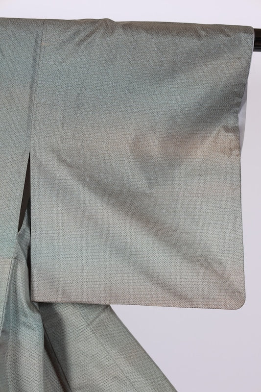 Japanese kimono used <Tsumugi> Msize  silk 100% /T572
