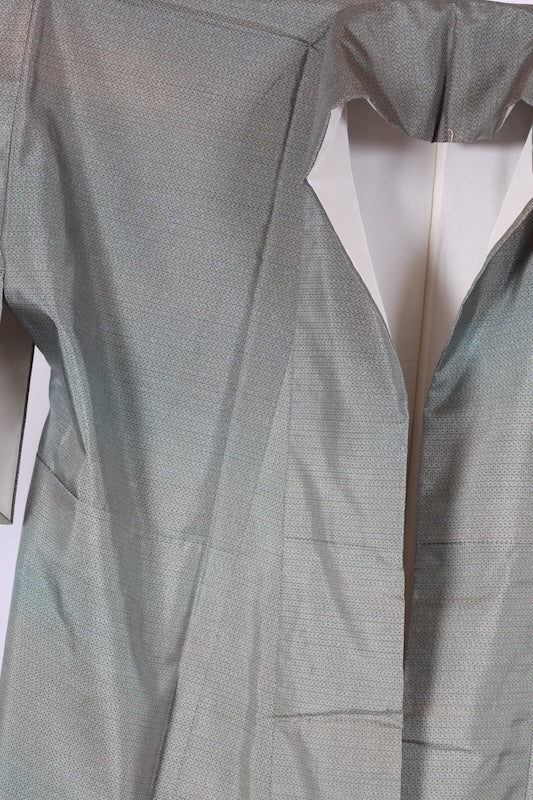 Japanese kimono used <Tsumugi> Msize  silk 100% /T572