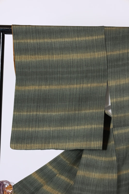 Japanese kimono used <Komon> Msize  silk 100% /T571
