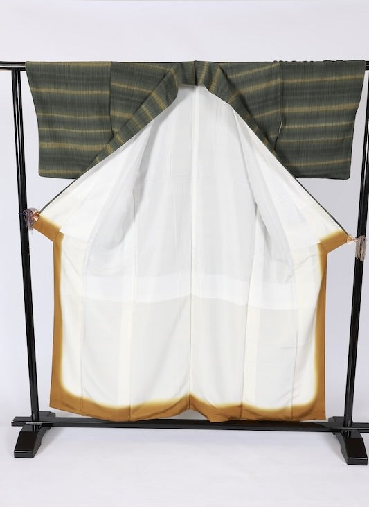 Japanese kimono used <Komon> Msize  silk 100% /T571