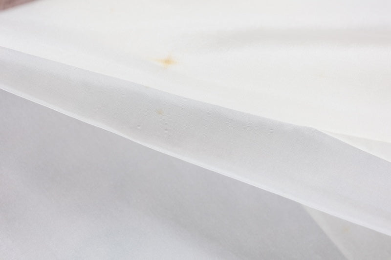 Ojiya Tsumugi used silk fabric, light purple, gray, brown, black, Tsujigahana pattern, J36