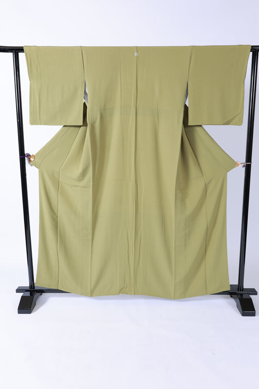 Japanese kimono(iromuji) L-size 100%silk/V6