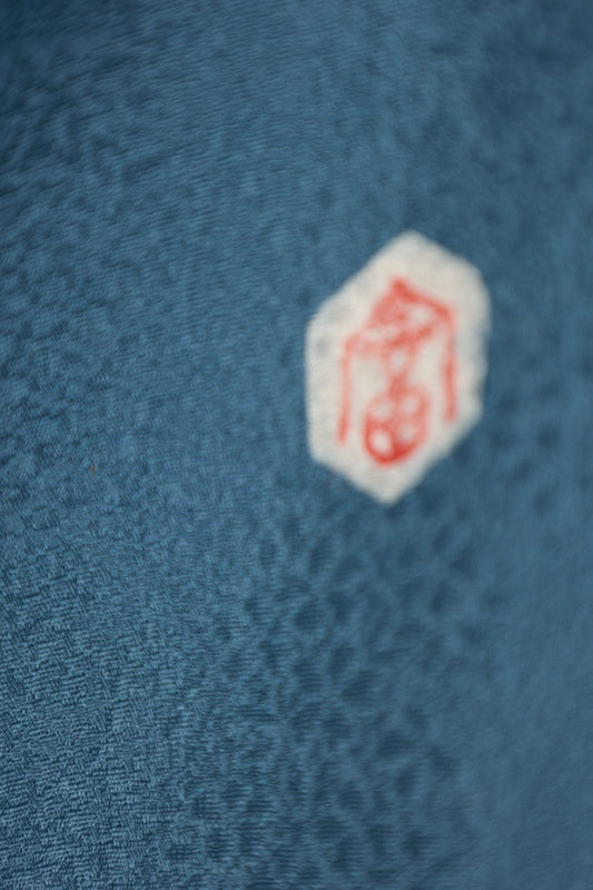 Japanese kimono used <Iromuzi> Lsize  silk 100% /T613