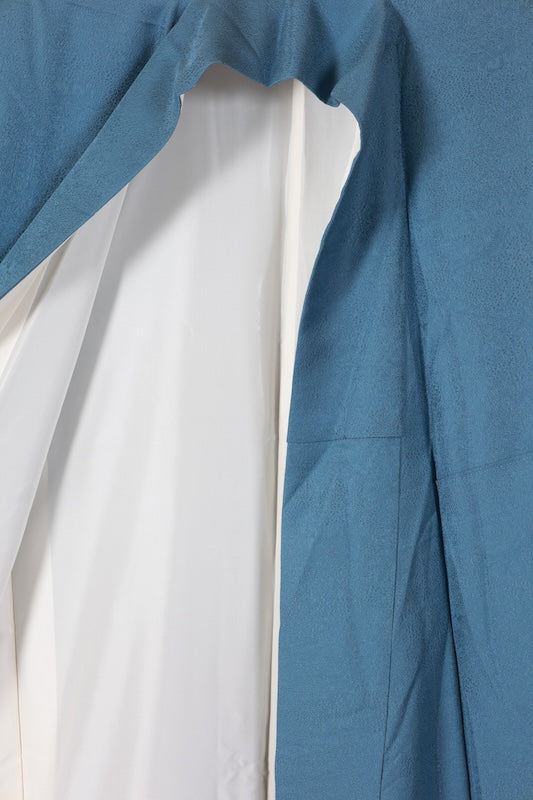 Japanese kimono used <Iromuzi> Lsize  silk 100% /T613