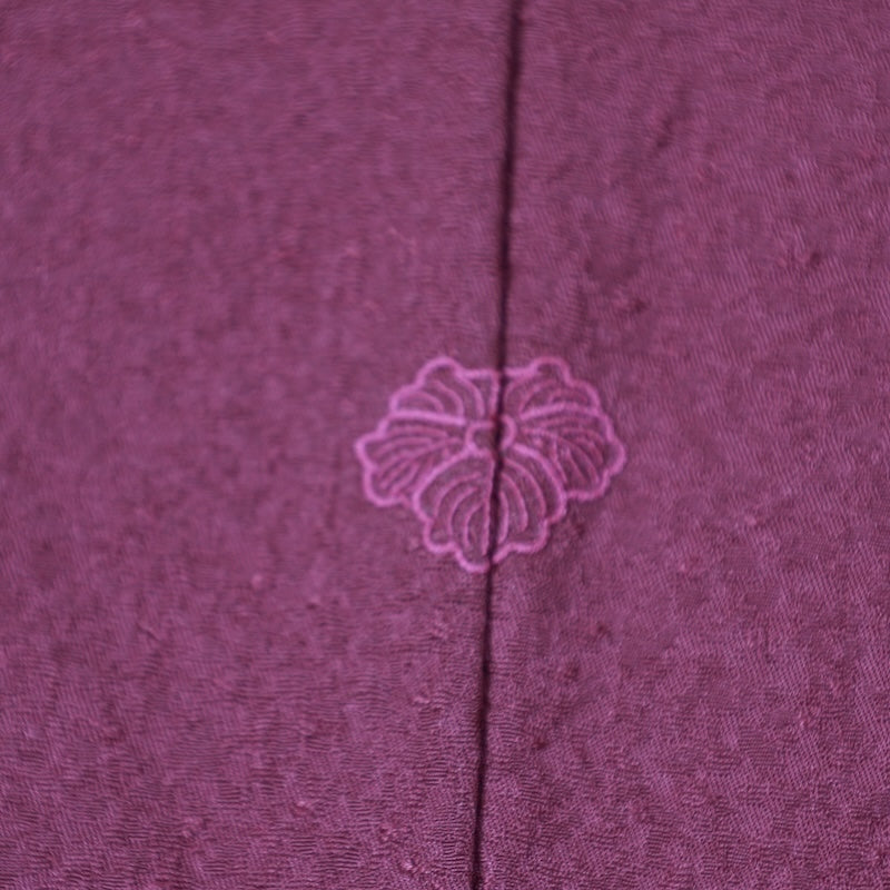 Japanese kimono used <Iromuzi> Msize  silk 100% /T660