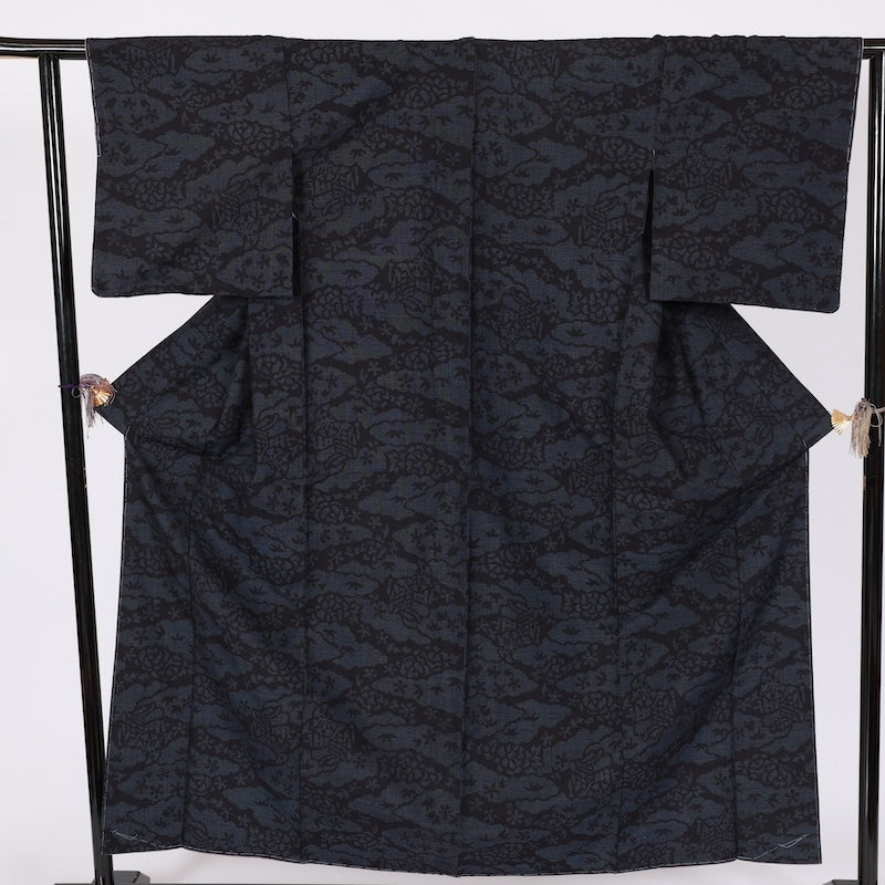 Japanese kimono Unused <houmongi> Msize  silk 100% /T662